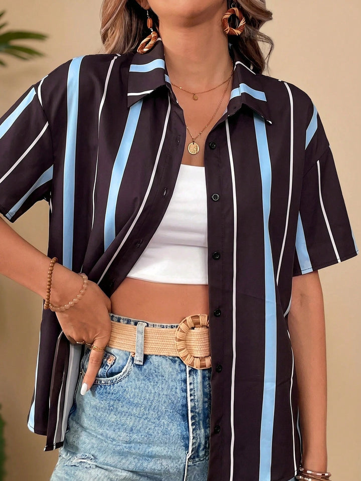 Cămașă casual SHEIN, mix culori