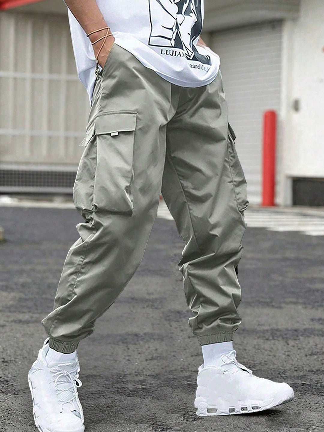 Pantaloni SHEIN, gri