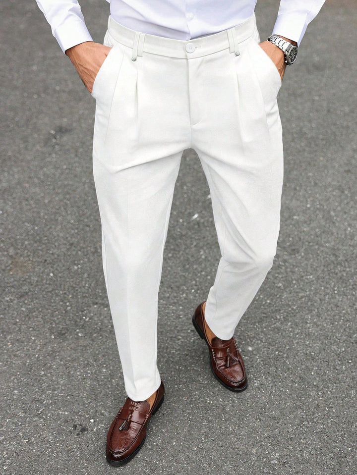 Pantaloni SHEIN, alb