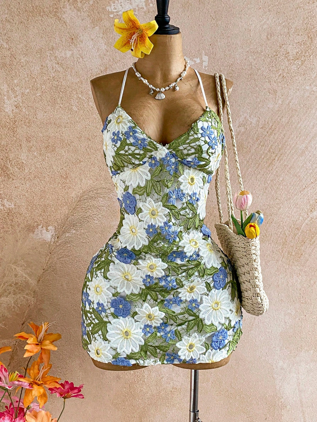 Rochie mini SHEIN, mix culori