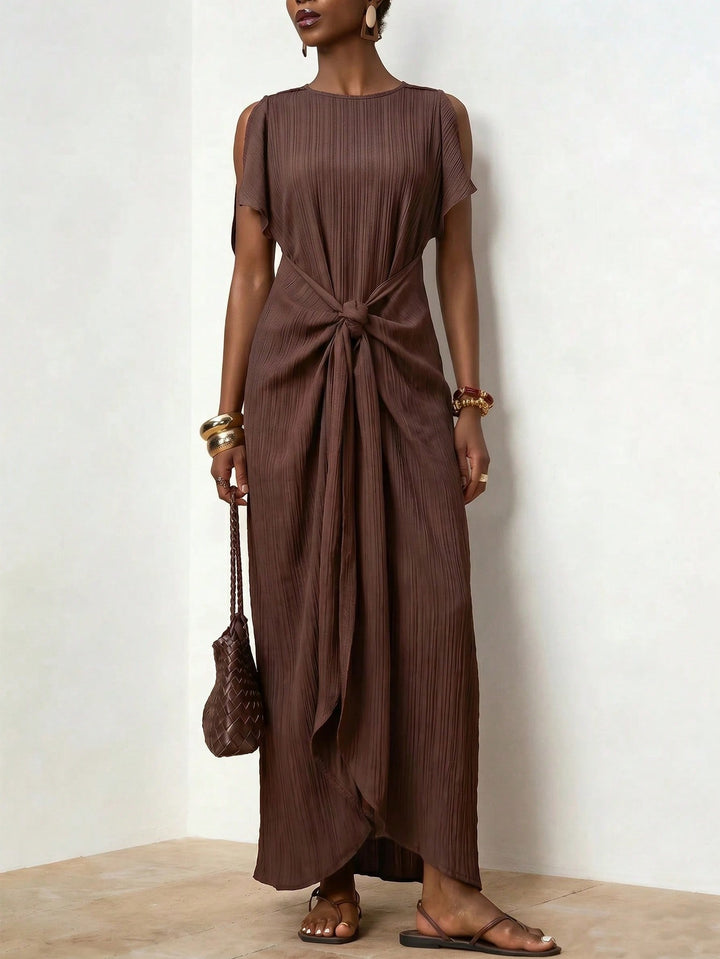 Rochie maxi SHEIN, maro