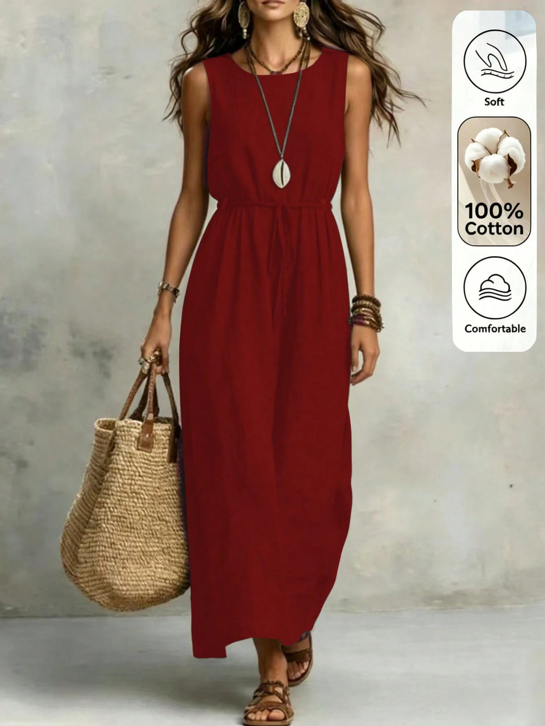 Rochie maxi SHEIN, vișiniu