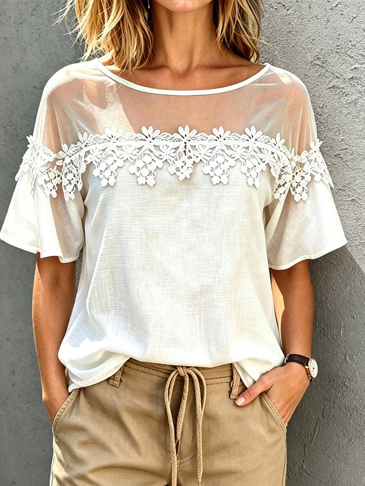 Top SHEIN, alb