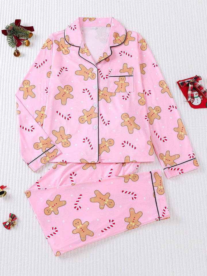 Set pijamale SHEIN, roz