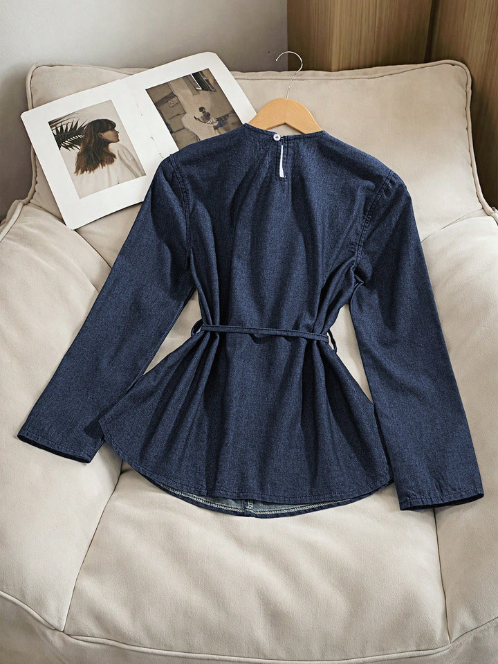 Top SHEIN, albastru
