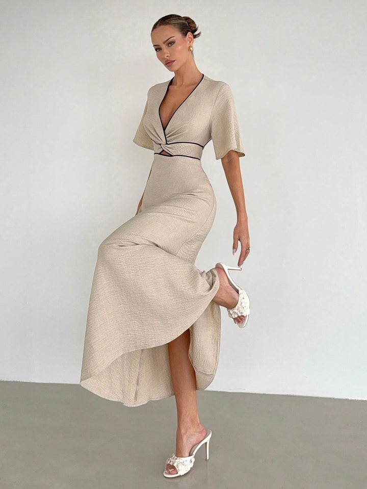 Rochie maxi SHEIN, portocaliu