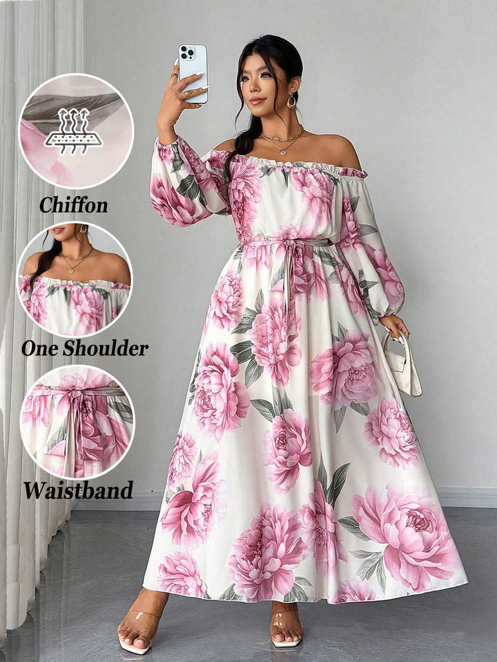 Rochie maxi SHEIN, mix culori