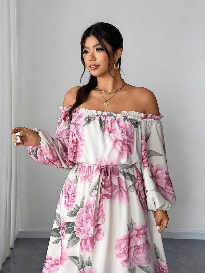 Rochie maxi SHEIN, mix culori