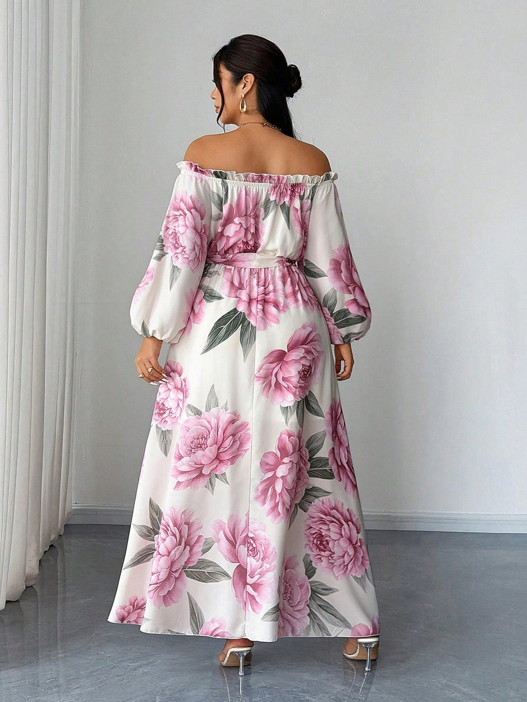 Rochie maxi SHEIN, mix culori