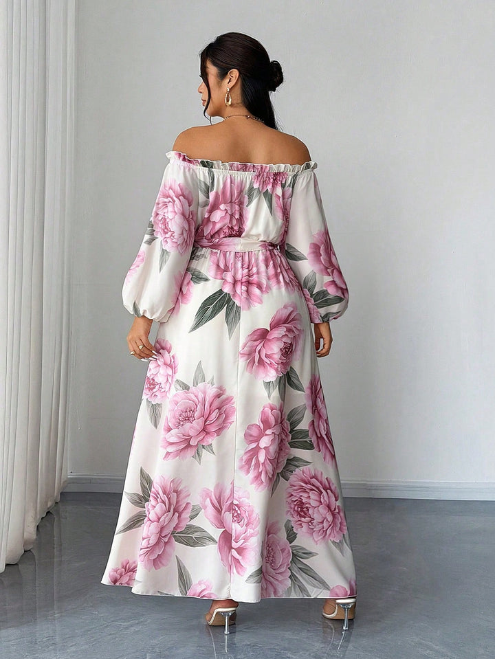 Rochie maxi SHEIN, mix culori