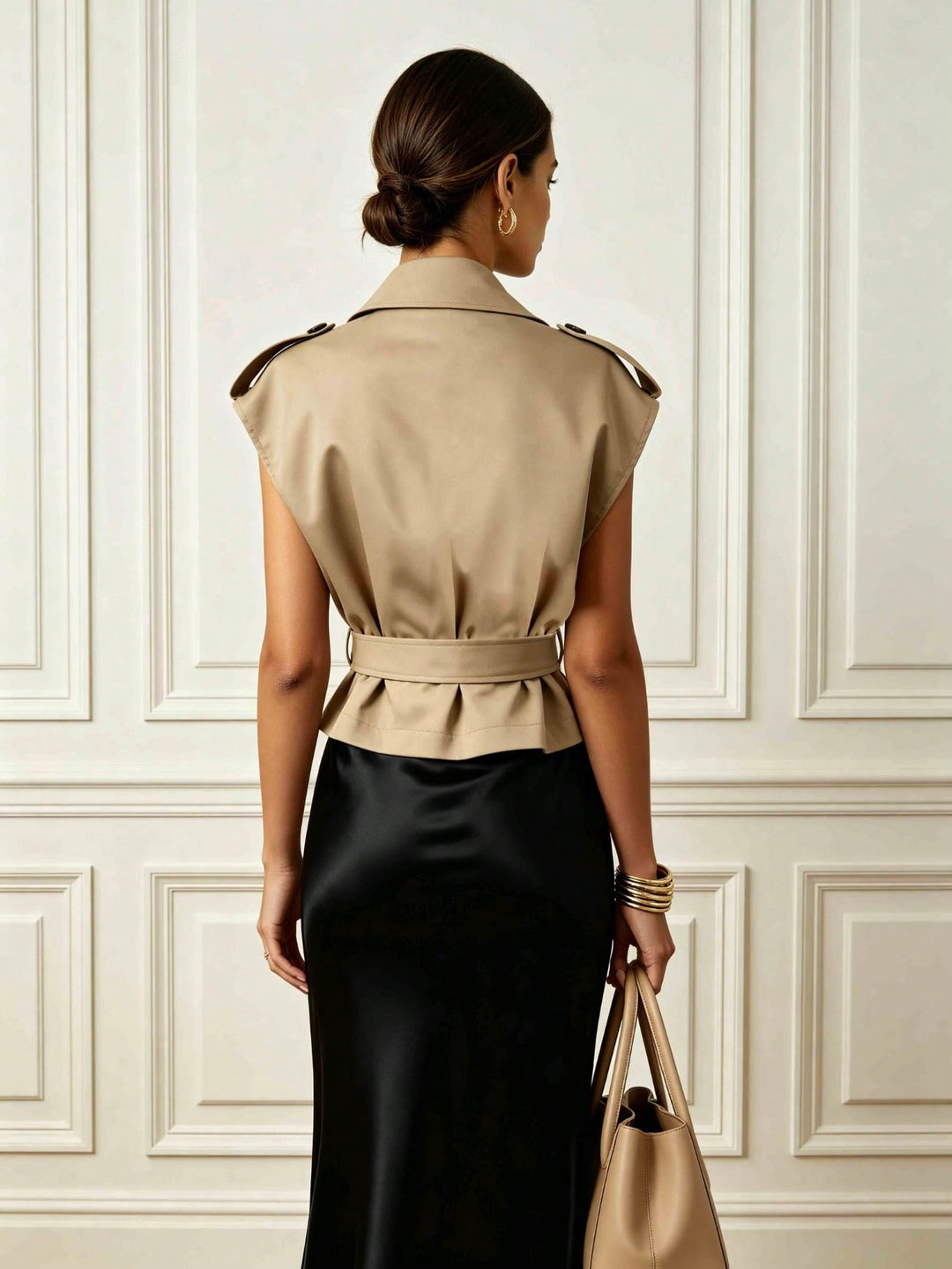 Trench SHEIN, kaki