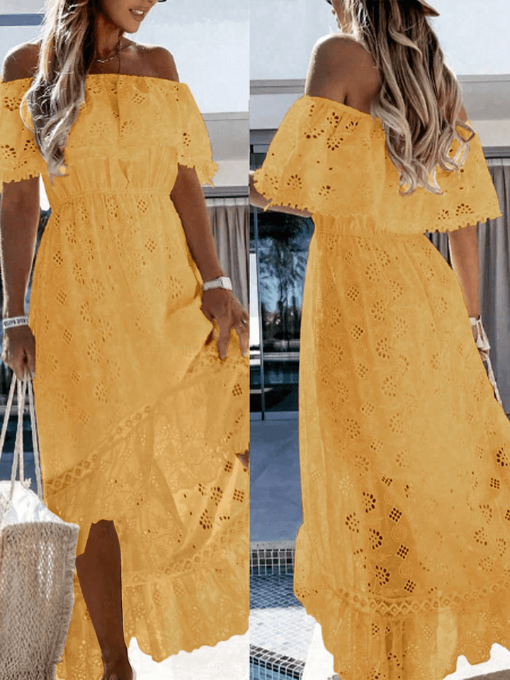 Rochie midi SHEIN, galben