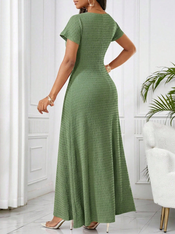 Rochie maxi SHEIN, verde
