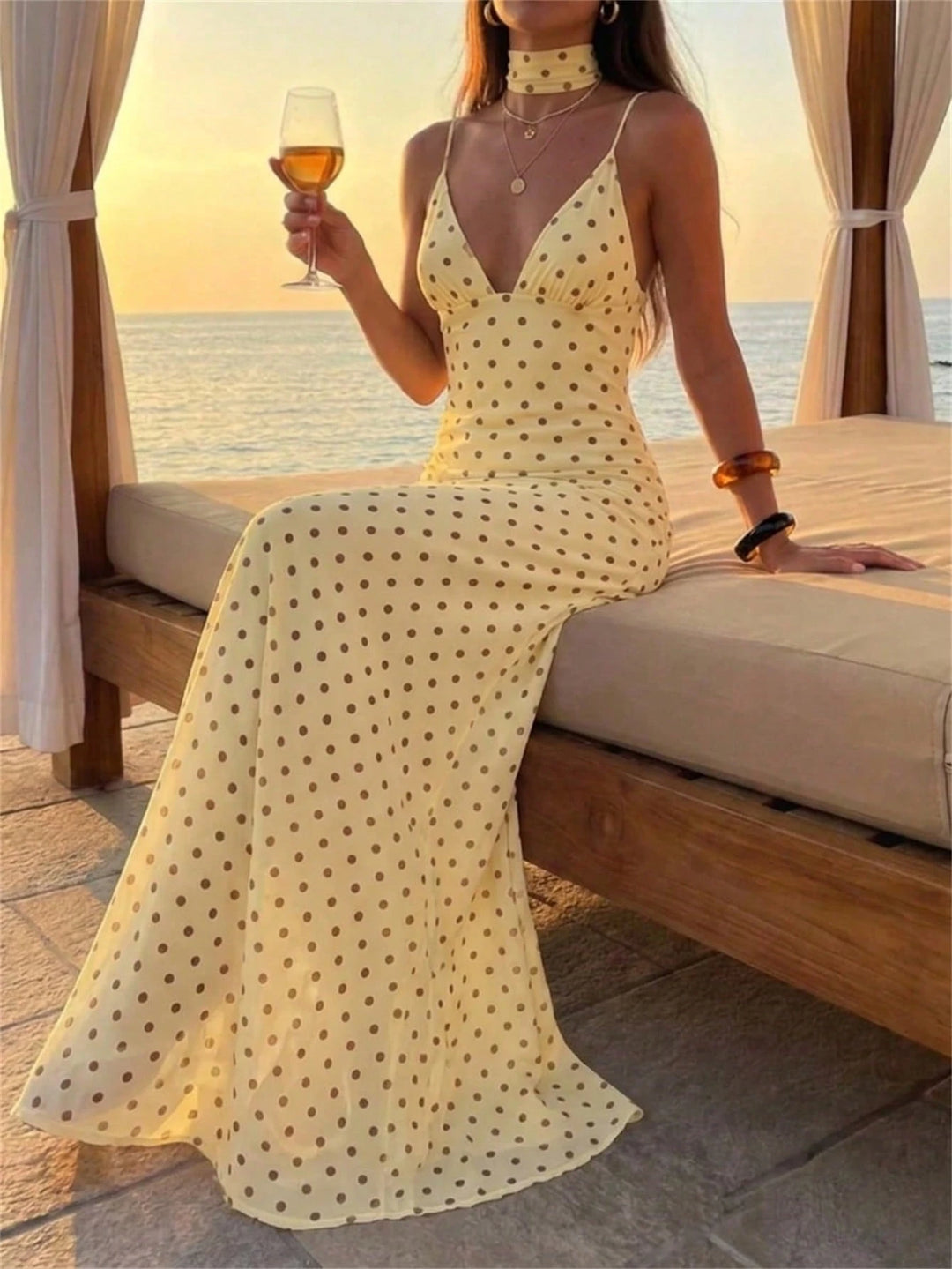 Rochie maxi SHEIN, mix culori