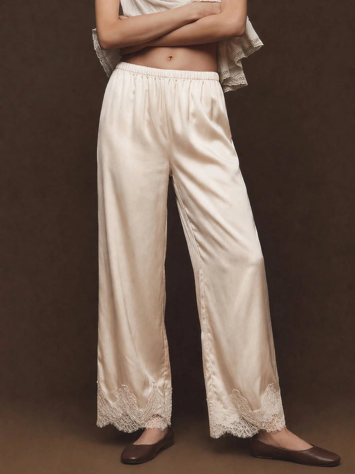 Pantaloni SHEIN, crem