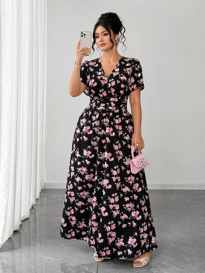 Rochie maxi SHEIN, mix culori