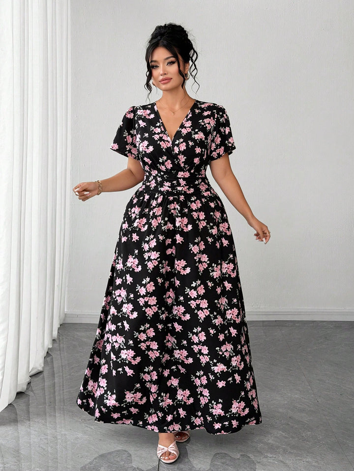 Rochie maxi SHEIN, mix culori