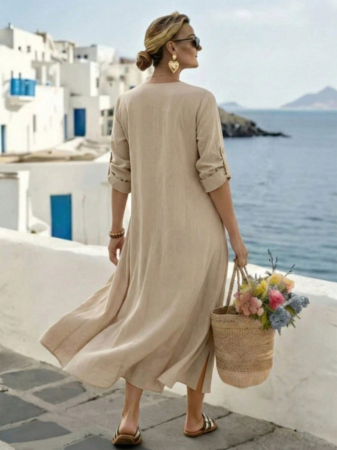 Rochie SHEIN, kaki