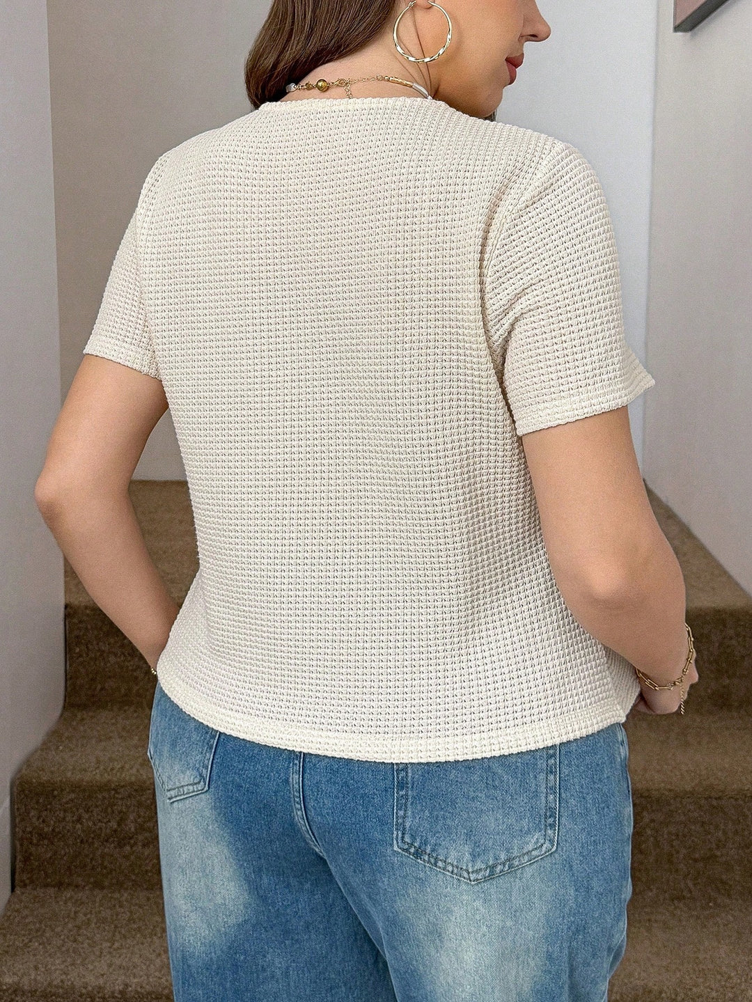 Tricou SHEIN, bej