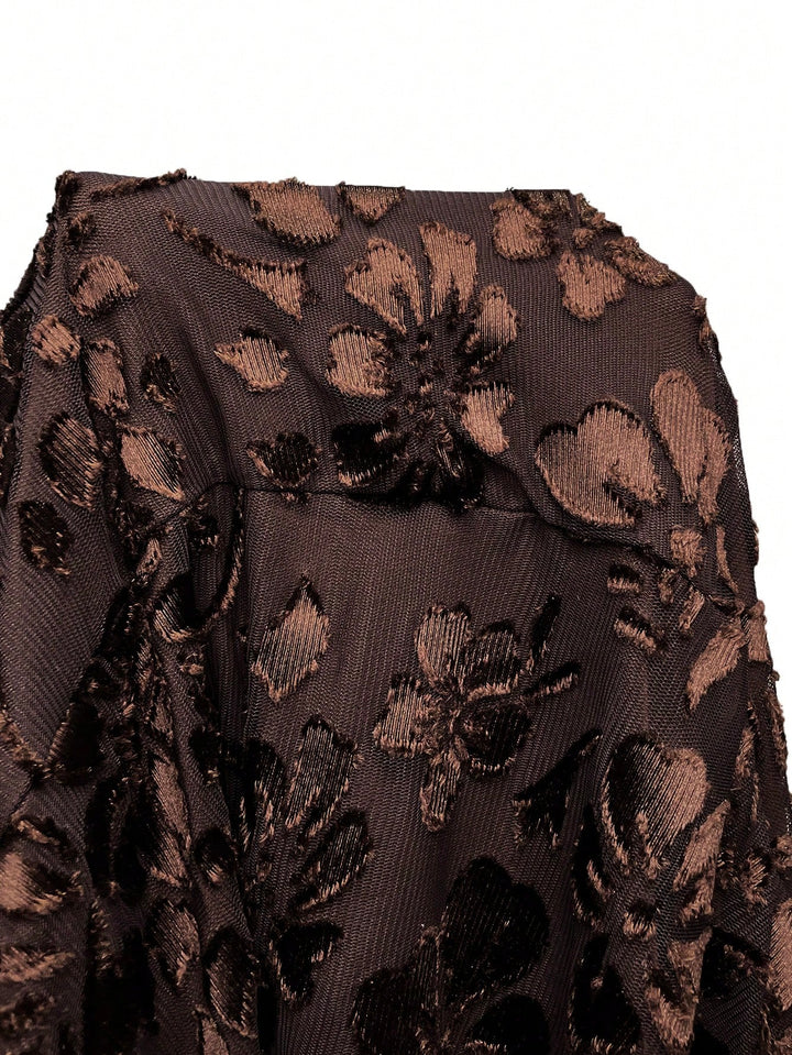 Rochie maxi SHEIN, maro