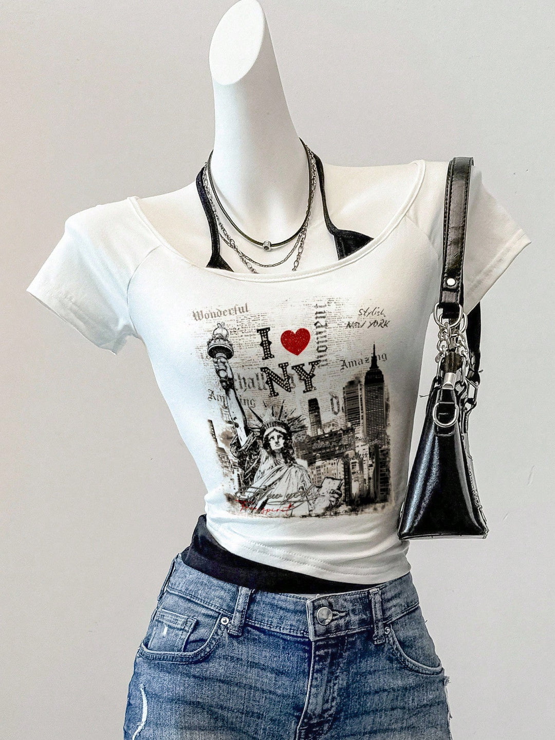 Tricou SHEIN, mix culori