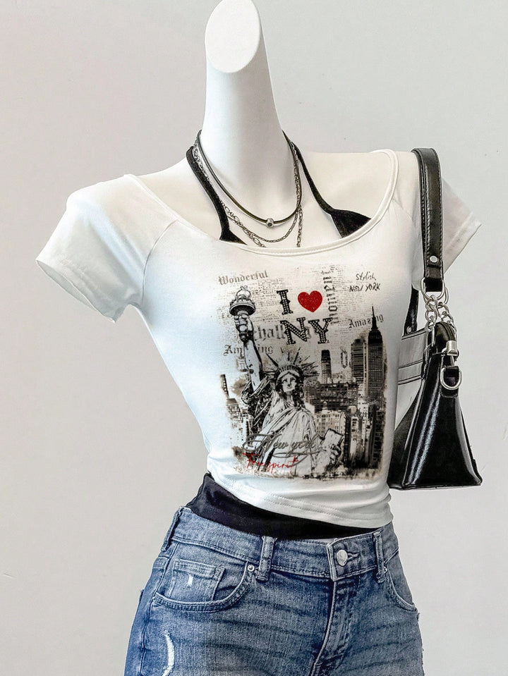 Tricou SHEIN, mix culori