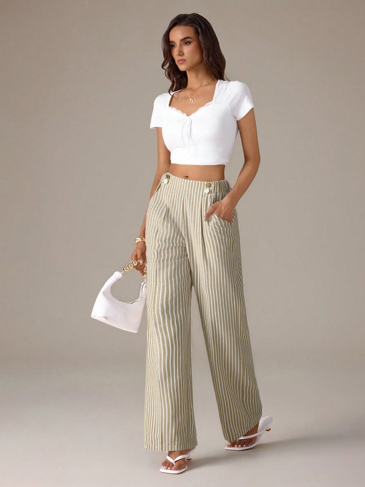 Pantaloni SHEIN, portocaliu