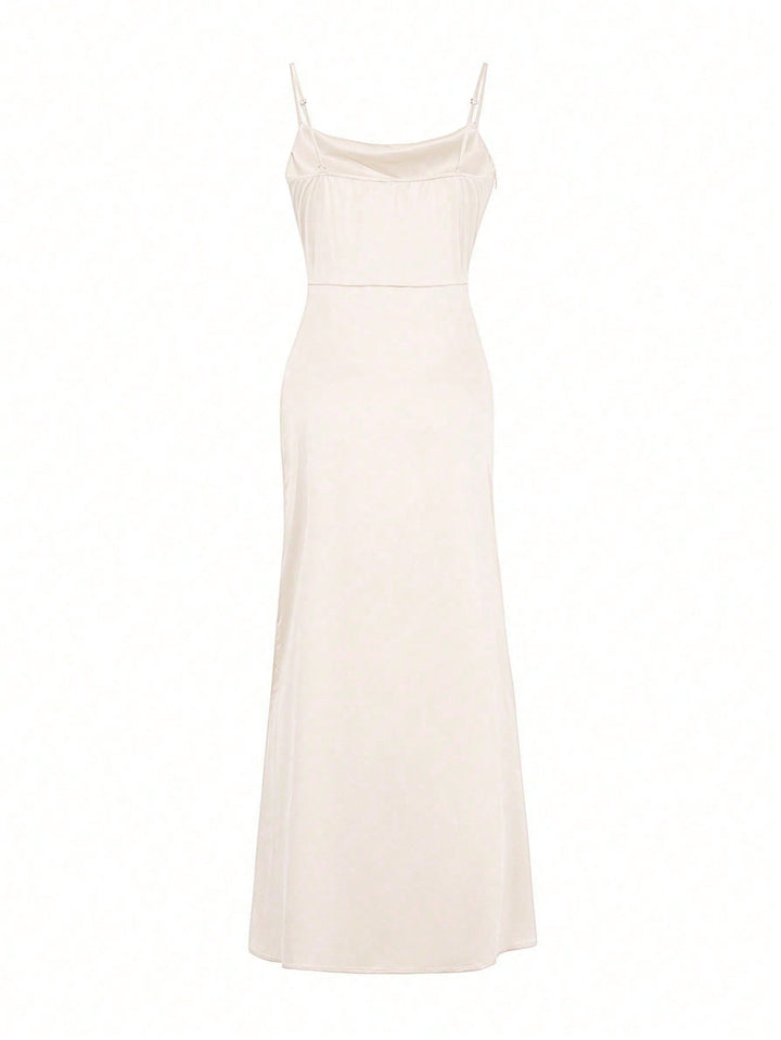 Rochie maxi SHEIN, auriu