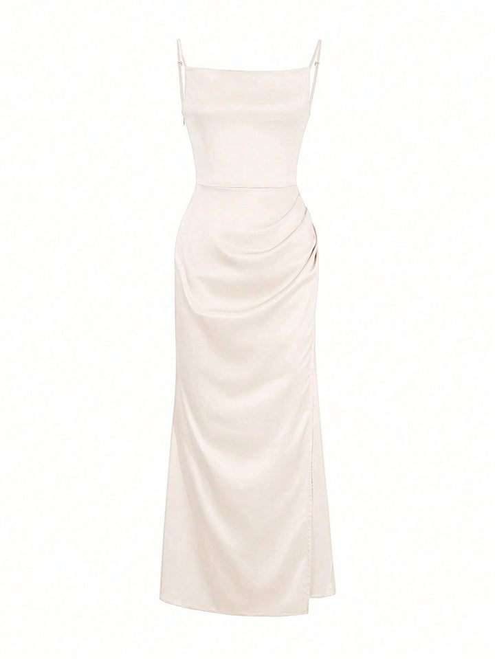 Rochie maxi SHEIN, auriu