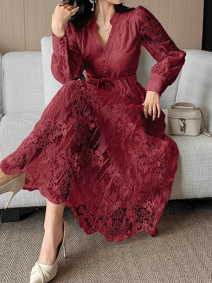 Rochie midi SHEIN, vișiniu