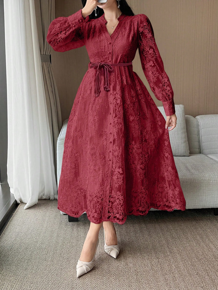 Rochie midi SHEIN, vișiniu