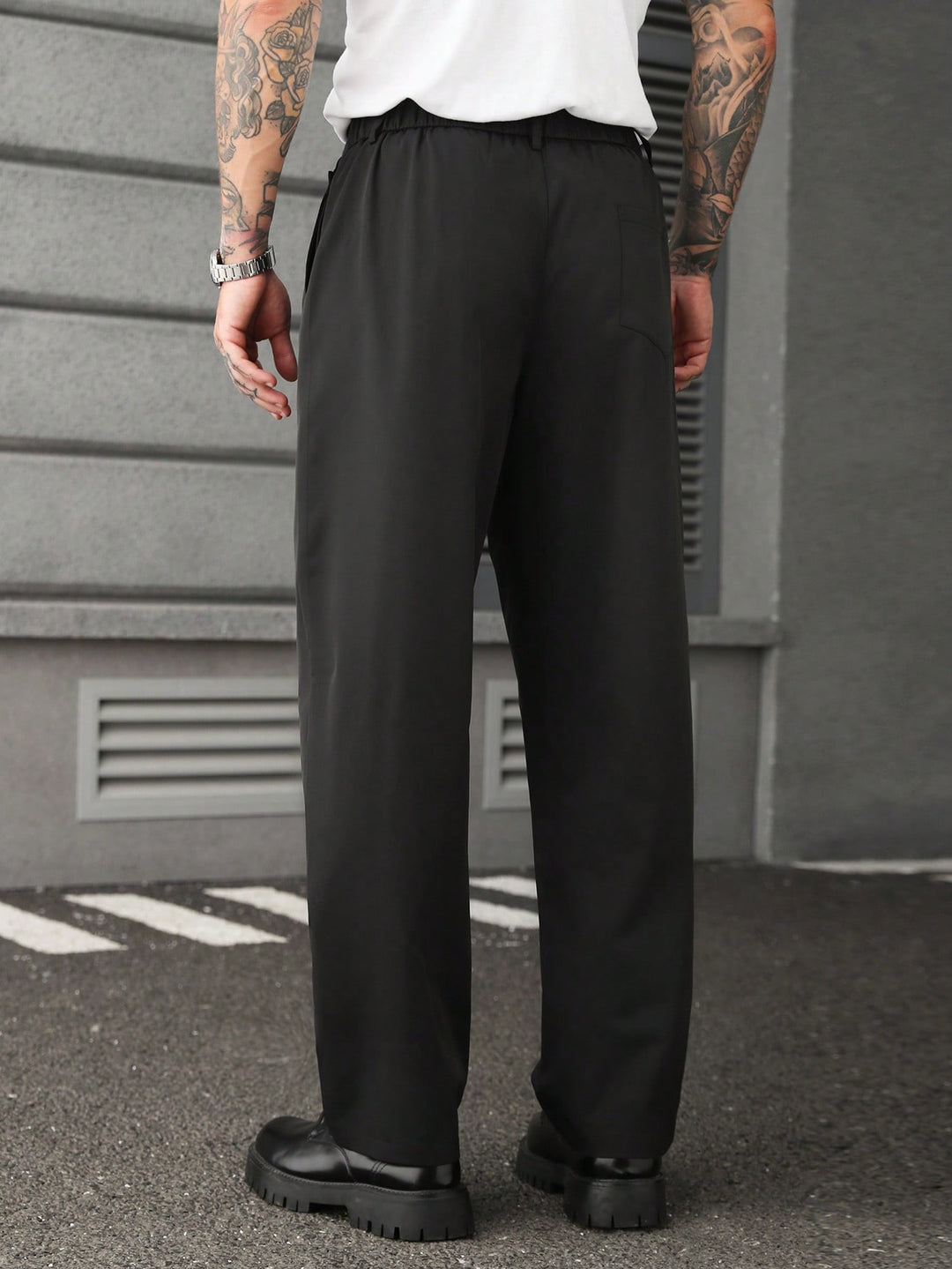 Pantaloni SHEIN, negru