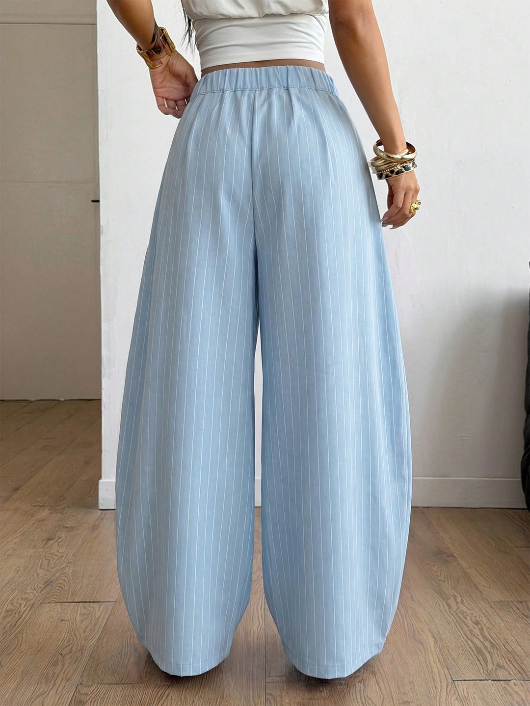 Pantaloni SHEIN, albastru