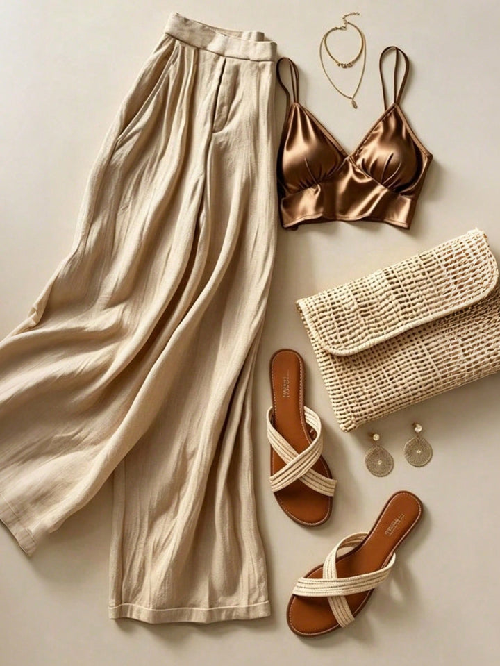 Pantaloni SHEIN, kaki