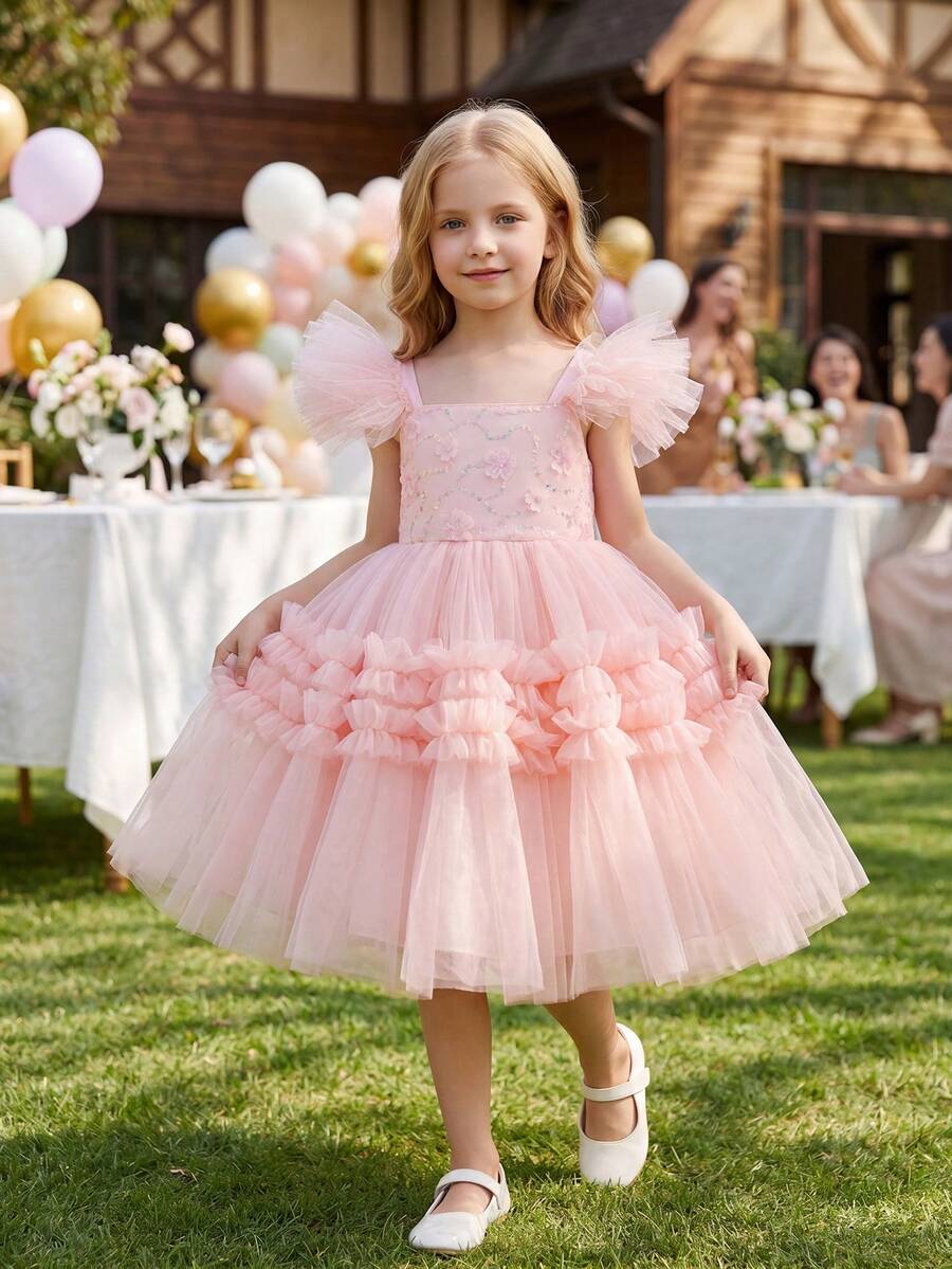 Rochie de ocazie SHEIN, roz