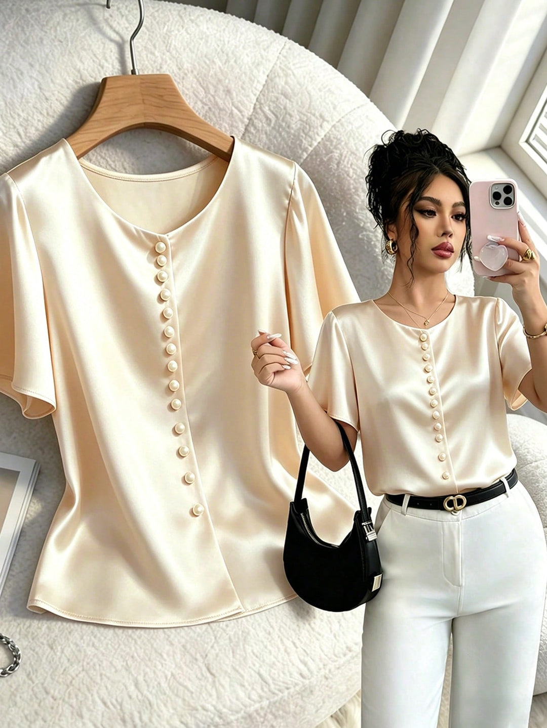Bluza SHEIN, auriu