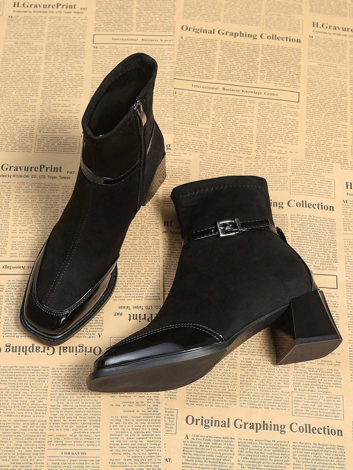 Botine SHEIN, negru