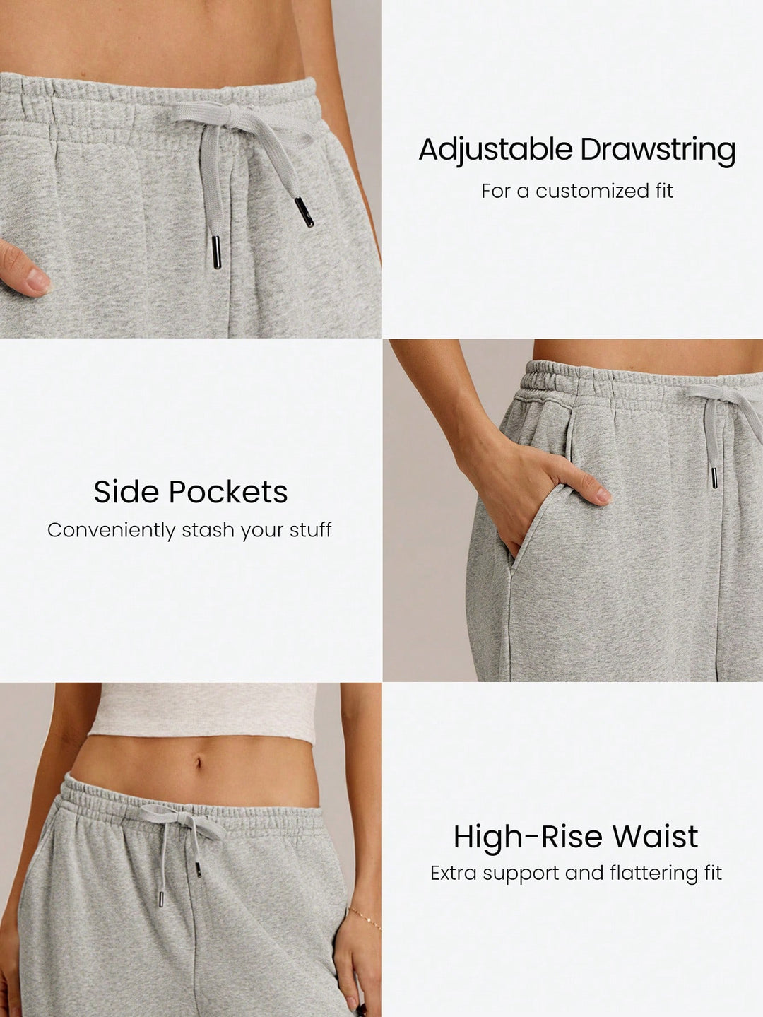 Pantaloni SHEIN, gri