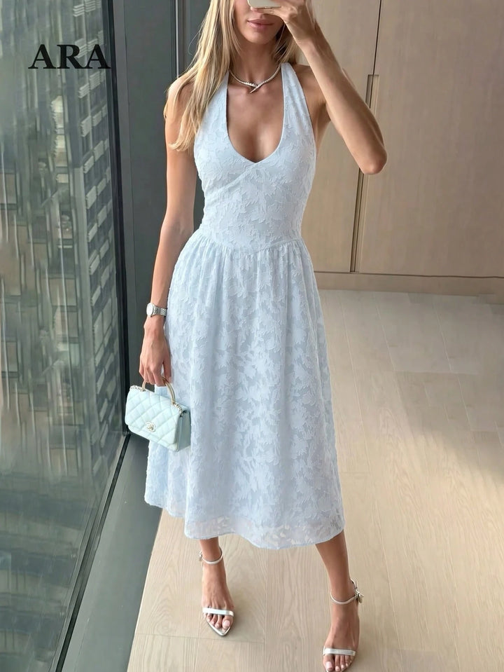 Rochie midi SHEIN, albastru