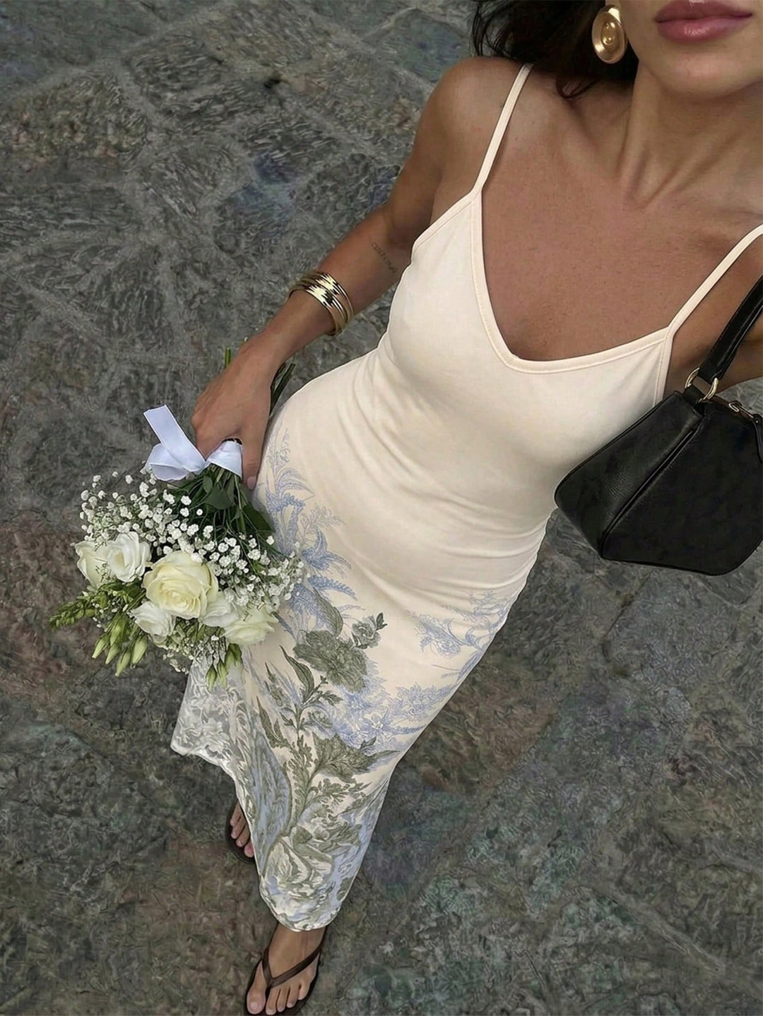 Rochie maxi SHEIN, mix culori
