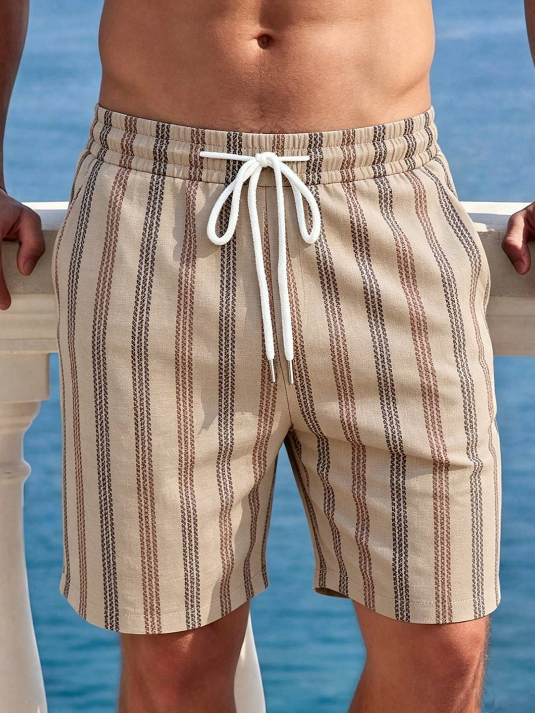 Pantaloni scurți SHEIN, kaki