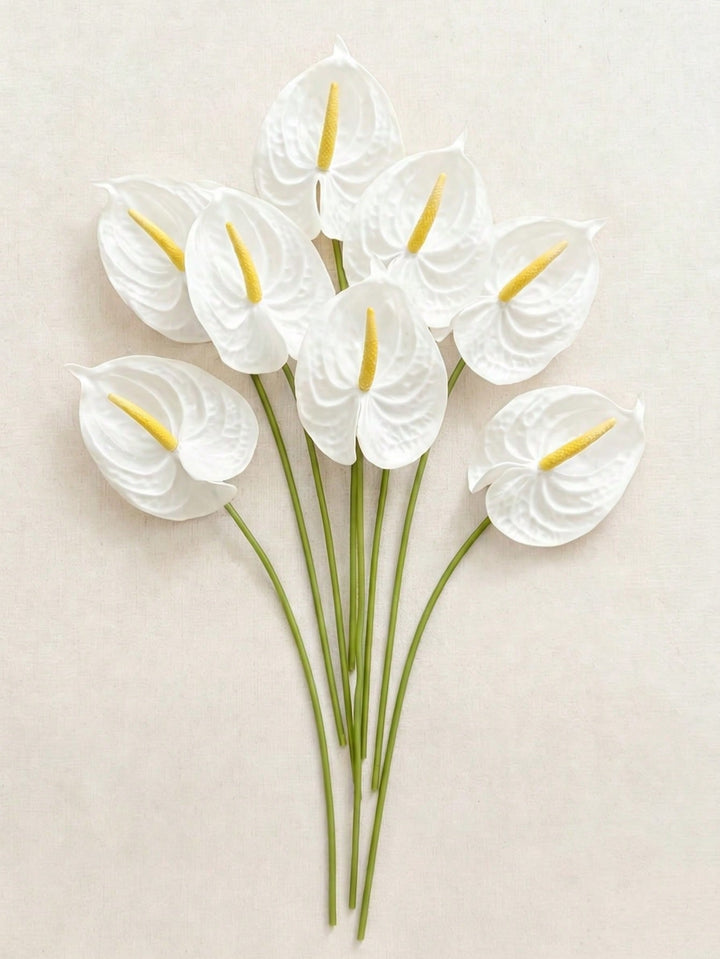 Floari artificiale SHEIN, alb
