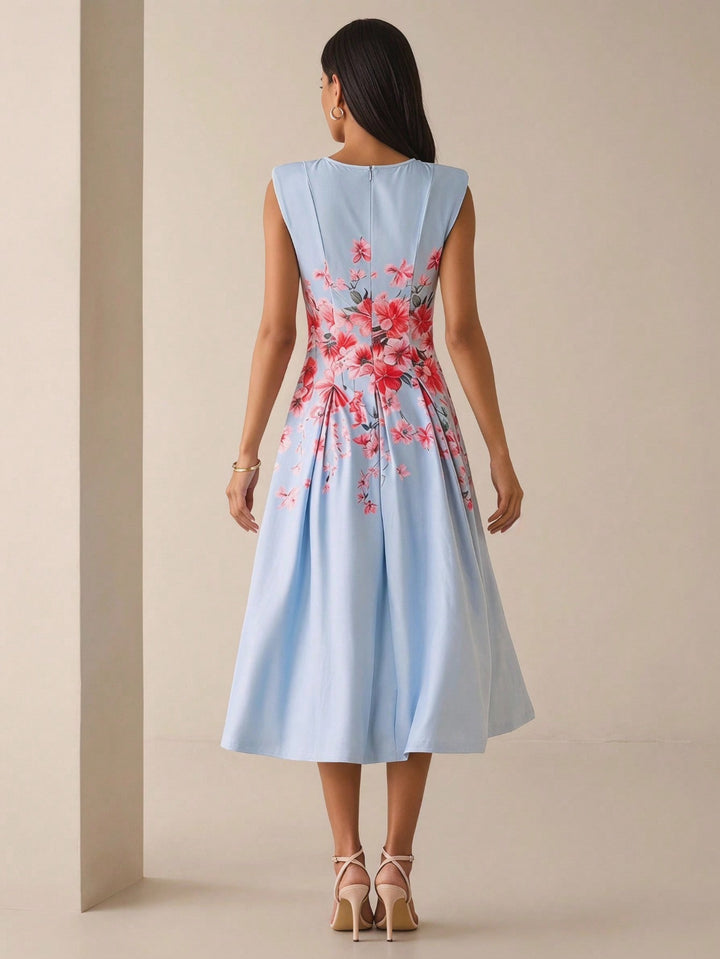 Rochie midi SHEIN, mix culori