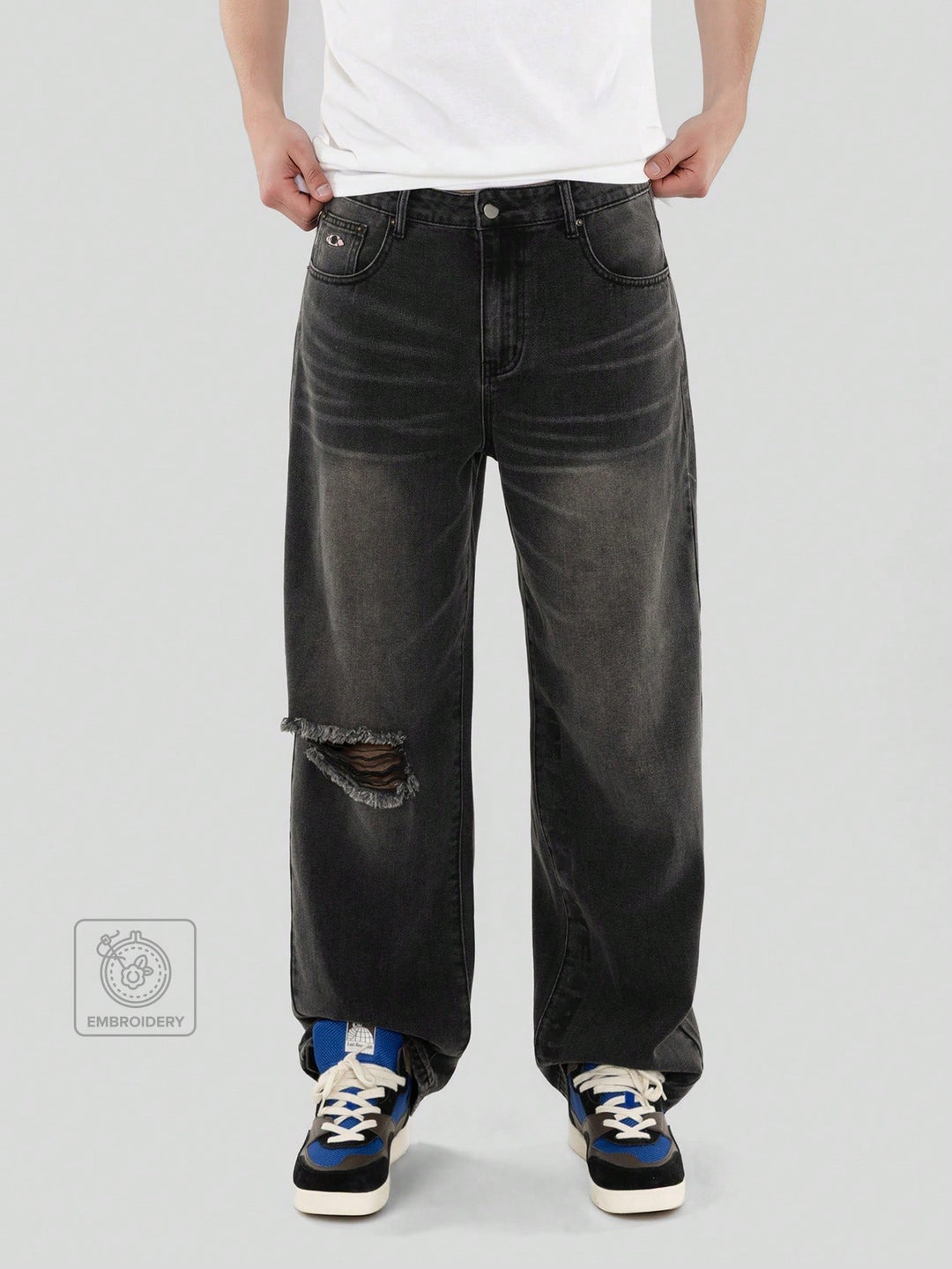 Jeans SHEIN, negru