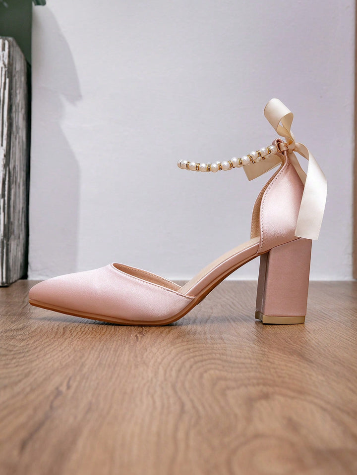 Pantofi cu toc SHEIN, roz