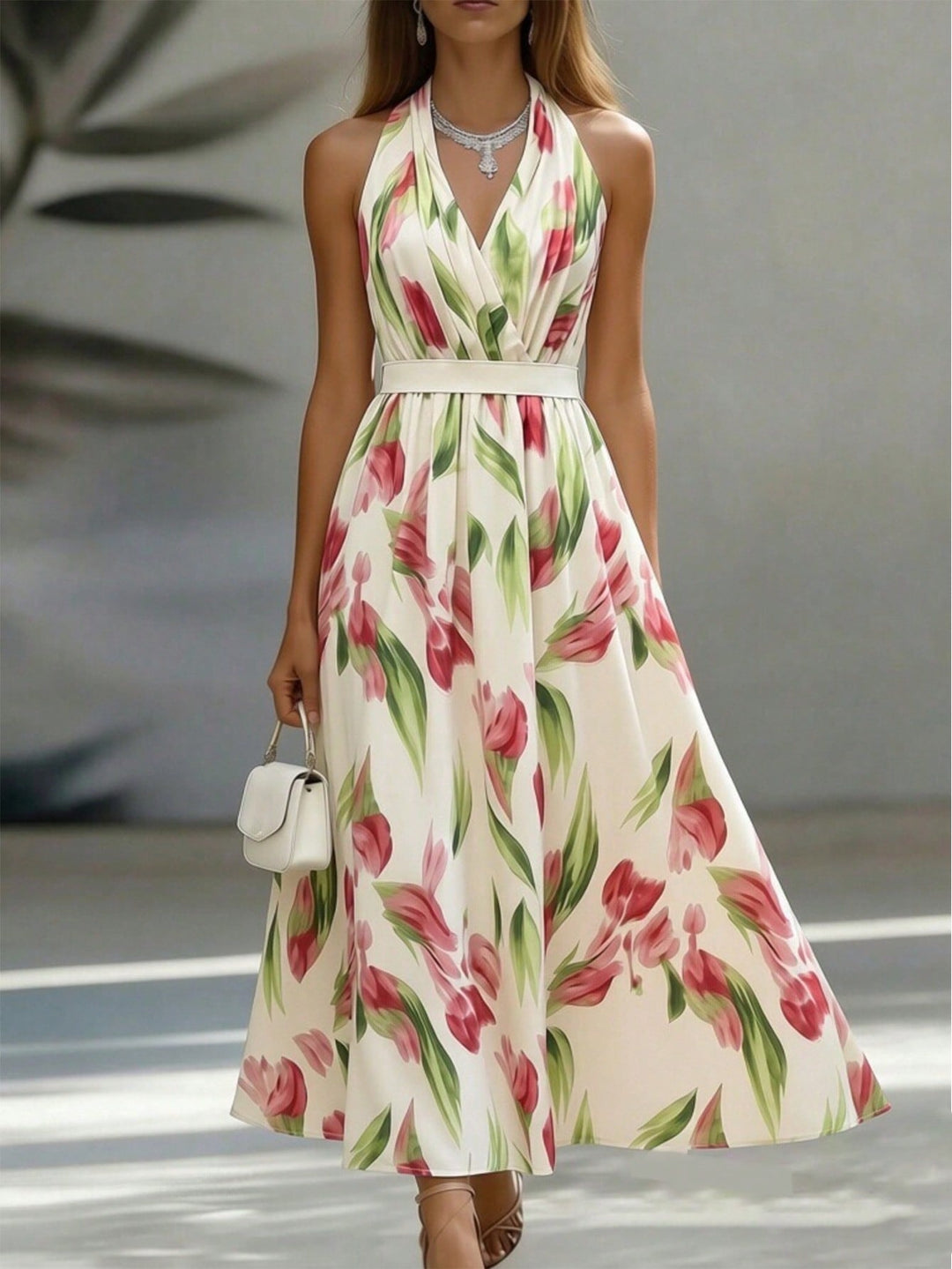 Rochie maxi SHEIN, mix culori