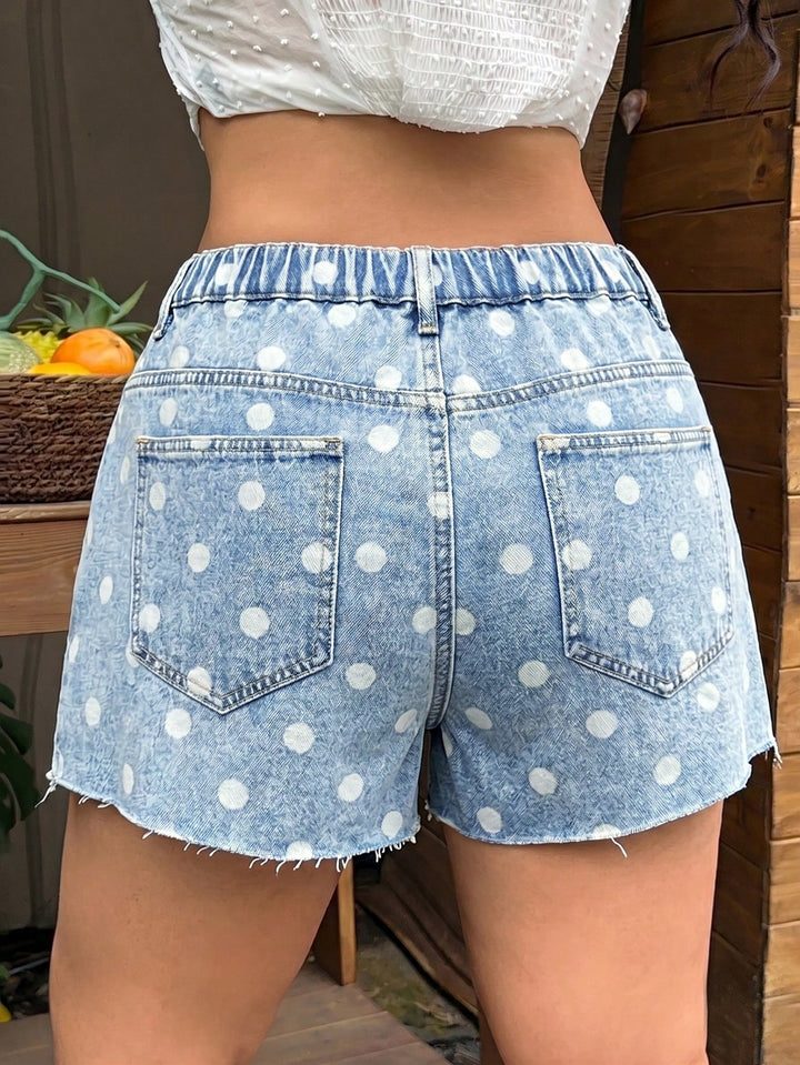 Pantaloni scurți SHEIN, albastru