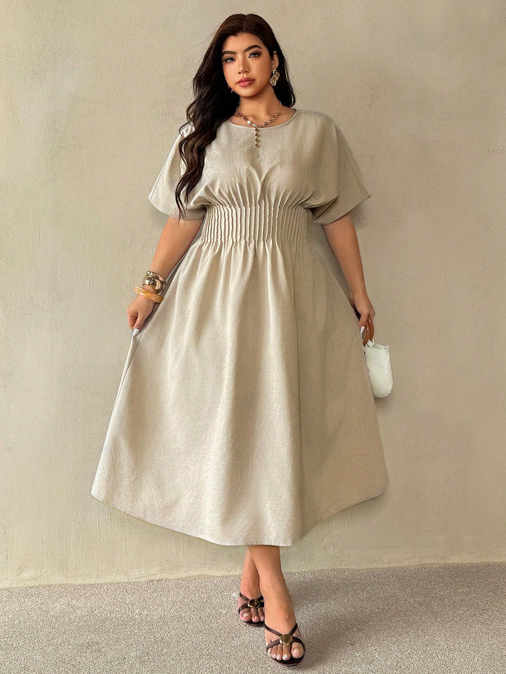Rochie maxi SHEIN, bej
