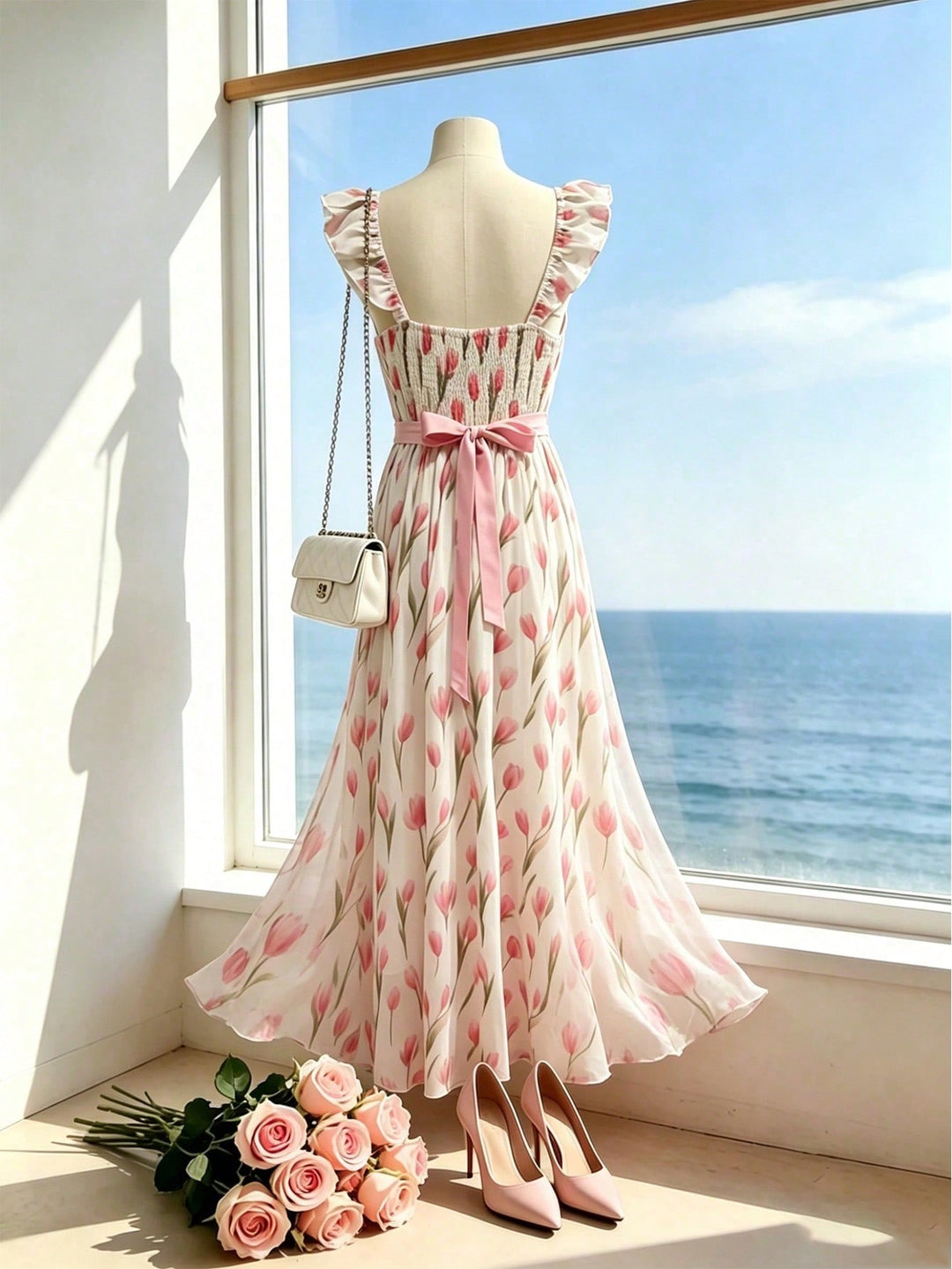 Rochie scurtă SHEIN, roz