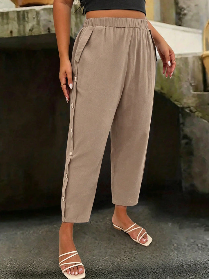 Pantaloni SHEIN, kaki